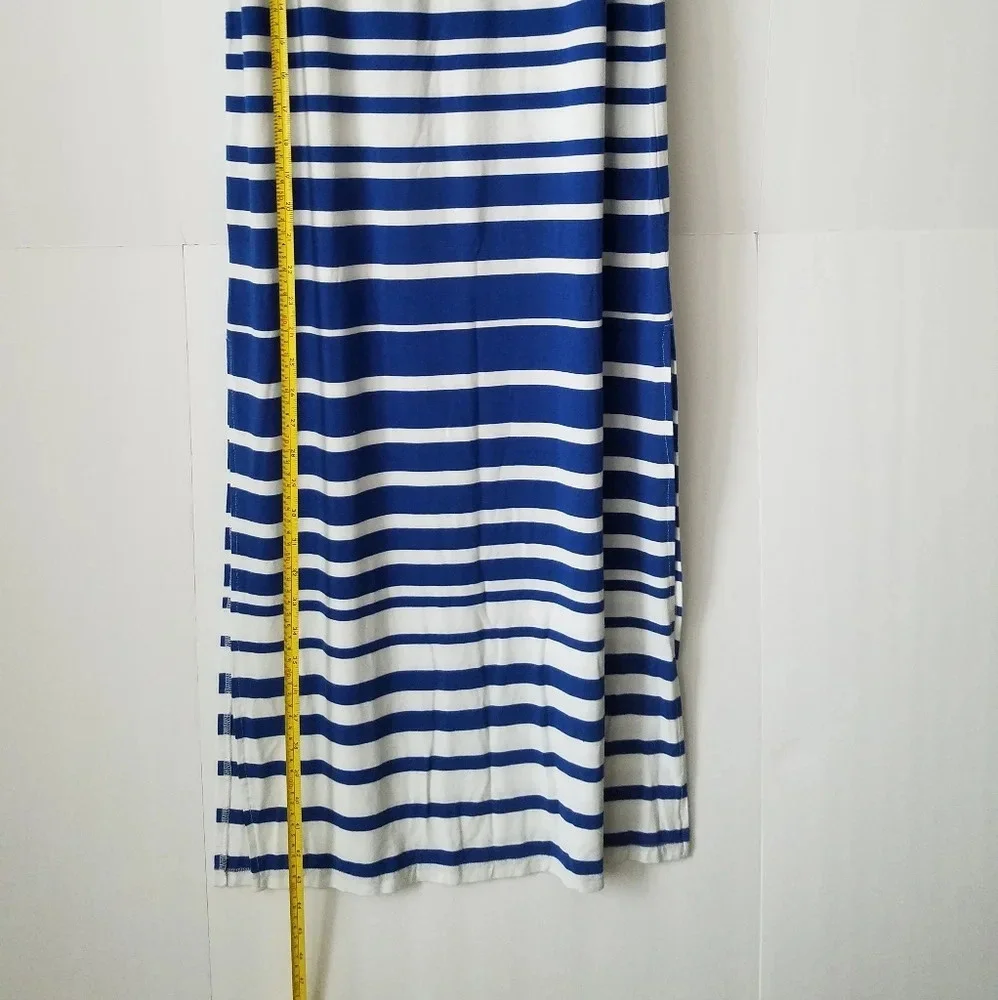 Athleta Women's Maxi skirt blue/white striped Sz.S - Picture 6 of 10